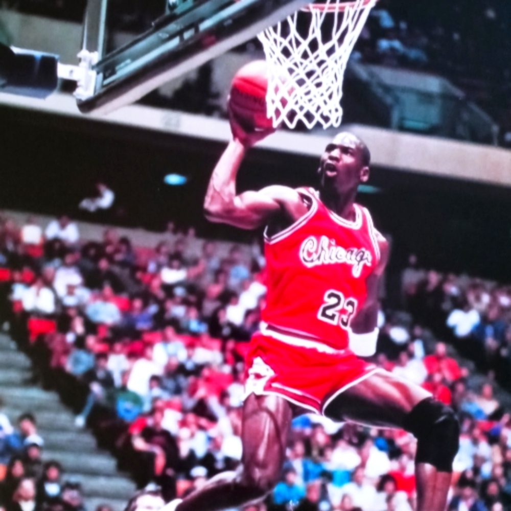Vintage Michael Jordan poster